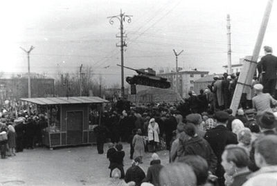Відкриття постаменту з танком у Житомирі 1965 4 23518946 847811238730862 7245942972241751246 n