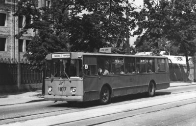 Тролейбус по Грушевського (котовського) Житомира 1 Житомирський тролейбус