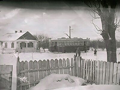 Старий трамвай Житомира з вул. Перемоги до Богунії 1 трамвай Житомира