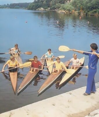 Фотографії Житомира 1983 Молоді спортсмени на тренуванні